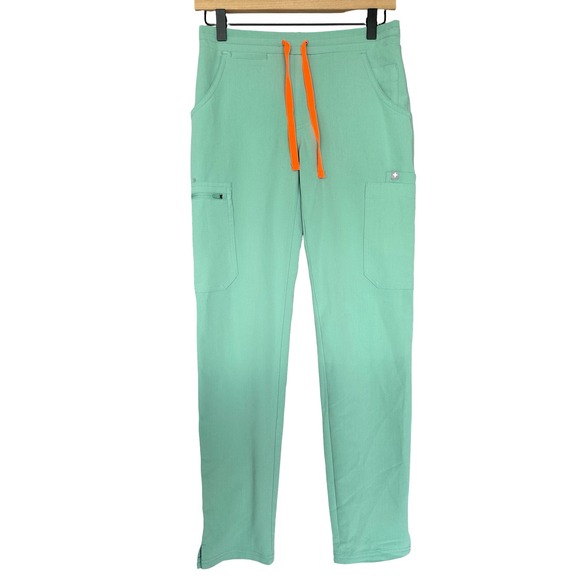 Figs Pants - Figs Yola High-Rise Slim Fit Anti-Wrinkle Stretch Scrub Trouser Pants Size XXS